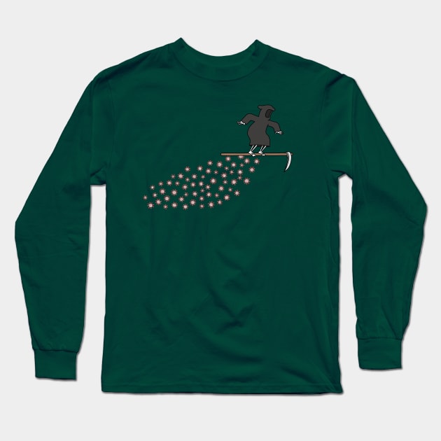 Death Wave Long Sleeve T-Shirt by Buni